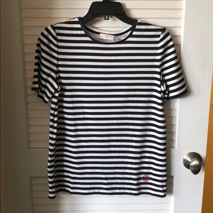 NWT Tory Burch Tee Size S   Even Stripe